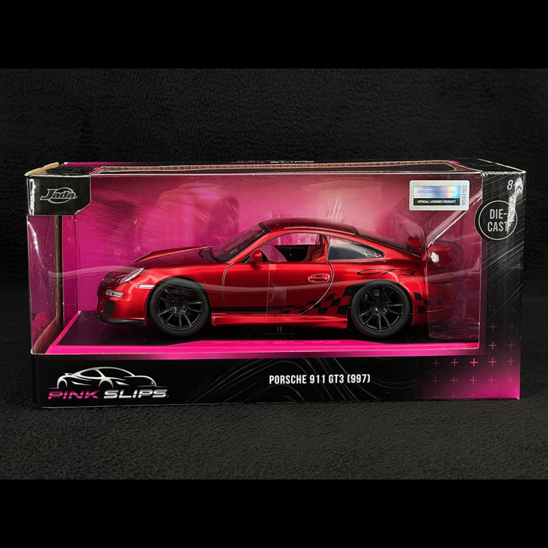 Voiture Miniature Jada Porsche 911 (997) Turbo Violet Métallisé - 1/24, Neuve