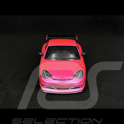 Porsche 911 GT3 RS Type 996 2003 Rouge Métallisé Fluorescent Pink Slips 1/24 Jada Toys 34847