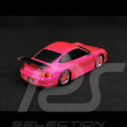 Porsche 911 GT3 RS Typ 996 2003 Metallisch Fluoreszierendes Rot Pink Slips 1/24 Jada Toys 34847