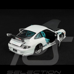 Porsche 911 GT3 RS Type 996 2003 Starlight Pearl White Pink Slips 1/24 Jada Toys 35982