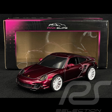 Porsche 911 Turbo Typ 997 2007 Metallic-Violett Pink Slips 1/24 Jada Toys 35506