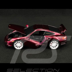 Porsche 911 Turbo Type 997 2007 Violet Métallisé Pink Slips 1/24 Jada Toys 35506