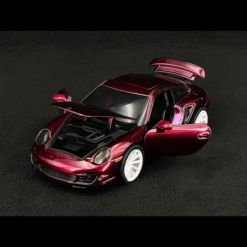 Miniature IXO 1/43 Porsche 997 RWB – Rose Métallisé – MOC338 – Neuf