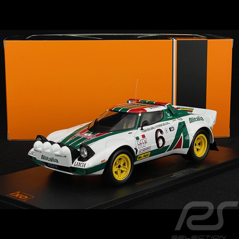 Lancia Stratos HF n° 6 2nd Monte Carlo Rally 1976 1/18 Ixo RMC162B