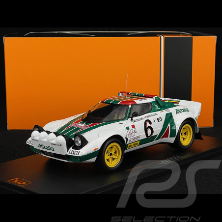 Lancia Stratos HF n° 6 2ème Rallye Monte Carlo 1976 1/18 Ixo RMC162B