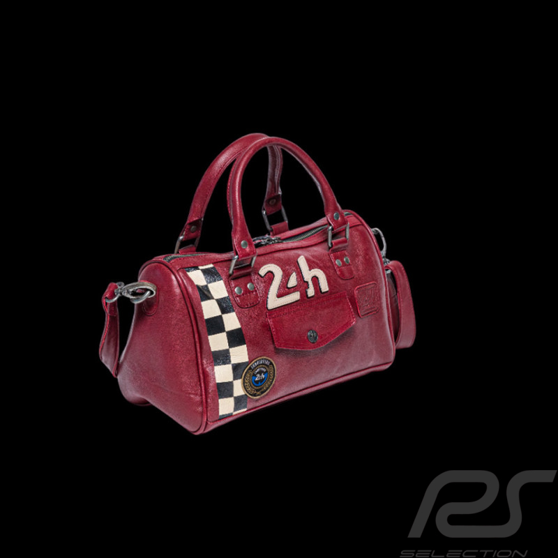 24h Le Mans Handbag Dark Red Leather Jodie 27469-4010