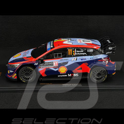 Hyundai I20 N n° 11 WRC1 2ème Rallye Monte Carlo 2023 1/18 Ixo RMC153A