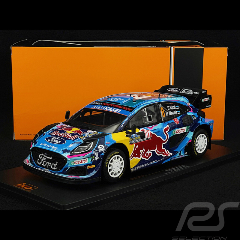 Ford Puma n° 8 WRC1 Vainqueur Rallye Suède 2023 1/18 Ixo RMC154A
