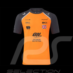 McLaren T-Shirt F1 Team n° 4 Lando Norris Papaya / Phantom TM9912-088 - Men's