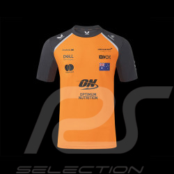 McLaren T-Shirt F1 Team n° 81 Oscar Piastri Papaya Orange TM9914-088 - Men's