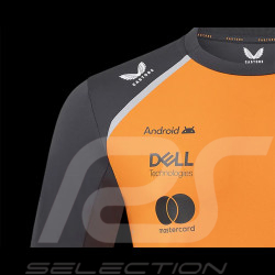 McLaren T-Shirt F1 Team n° 81 Oscar Piastri Papaya Orange TM9914-088 - Men's