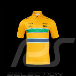 McLaren Polo F1 Team Ayrton Senna Monaco Yellow TM10679 - Men's