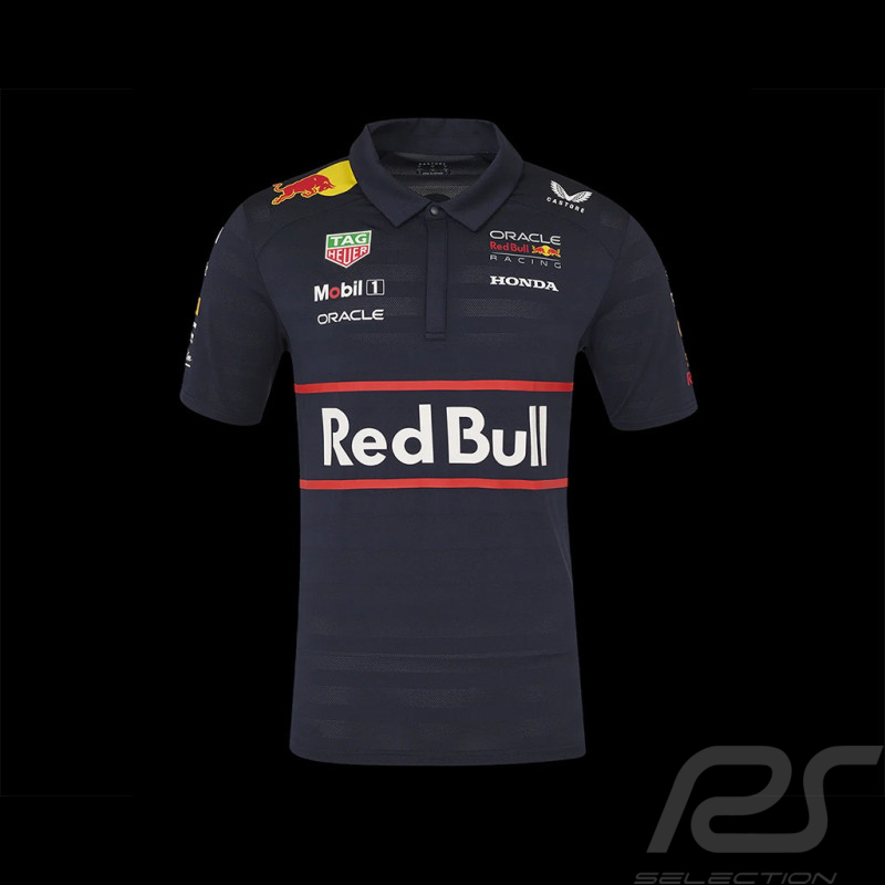 Polo Red Bull Racing F1 Team Collection Replica Bleu Nocturne TM9865-020 - Homme