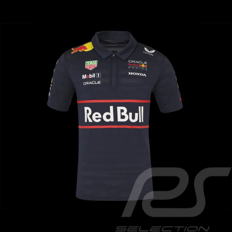 Polo Red Bull Racing F1 Team Collection Replica Bleu Nocturne TM9865-020 - Homme