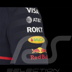 Red Bull Racing Poloshirt F1 Team Replica Kollektion Mitternachtsblau TM9865-020 – Herren