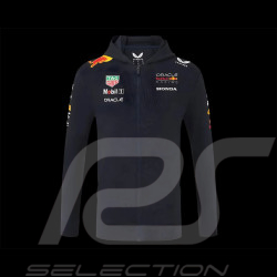 Red Bull Racing Sweatshirt Mit Reißverschluss F1 Team Replica Kollektion Mitternachtsblau TM9873AT-020
