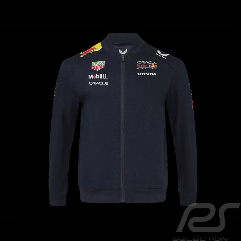 Red Bull Racing Bomberjacke F1 Team Replica Kollektion Mitternachtsblau TM9874AT-020