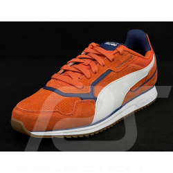 Porsche Softride St Miler Shoes by Puma – Orange / White & Blue 308973-03 – Unisex