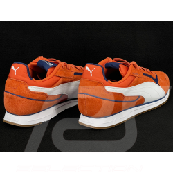 Porsche Softride St Miler Shoes by Puma – Orange / White & Blue 308973-03 – Unisex