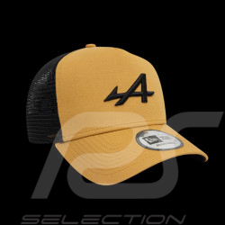 Kappe Alpine Kamel Trucker Schwarz Logo New Era 605955527