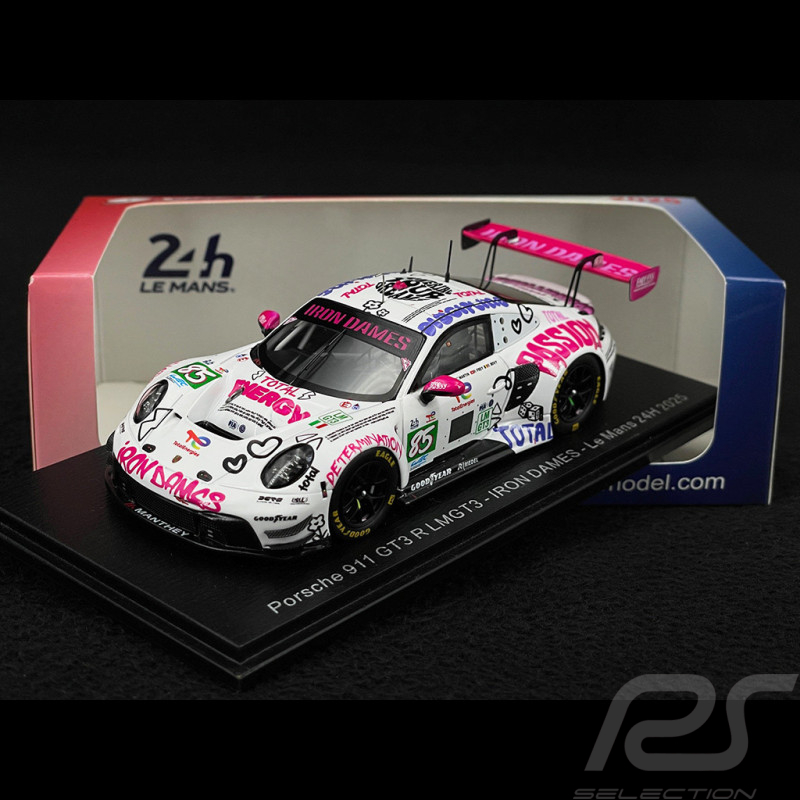 Porsche 911 GT3 R LMGT3 n° 85 Iron Dames 24h Le Mans 2025 1/43 Spark S9302