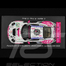 Porsche 911 GT3 R LMGT3 n° 85 Iron Dames 24h Le Mans 2025 1/43 Spark S9302