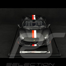 Charles Leclerc Ferrari 488 Pista Spider 2018 Noir Mat 1/12 BBR Models BBR1225CL