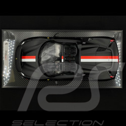 Charles Leclerc Ferrari 488 Pista Spider 2018 Matte Black 1/12 BBR Models BBR1225CL