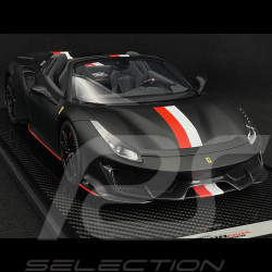 Charles Leclerc Ferrari 488 Pista Spider 2018 Matte Black 1/12 BBR Models BBR1225CL