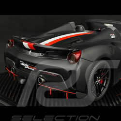 Charles Leclerc Ferrari 488 Pista Spider 2018 Matte Black 1/12 BBR Models BBR1225CL