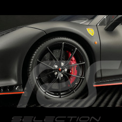 Charles Leclerc Ferrari 488 Pista Spider 2018 Matte Black 1/12 BBR Models BBR1225CL