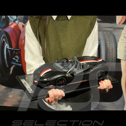 Charles Leclerc Ferrari 488 Pista Spider 2018 Mattschwarz 1/12 BBR Models BBR1225CL