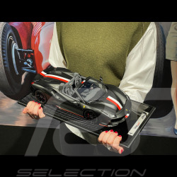 Charles Leclerc Ferrari 488 Pista Spider 2018 Noir Mat 1/12 BBR Models BBR1225CL