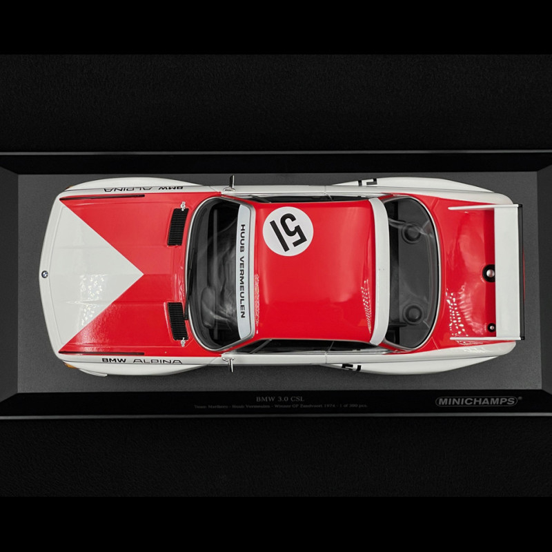FLY CAR MODELS BMW 3.0 CSL - Zandvoort 1974 - H. Vermeulen - Échelle 1/43 - V2002