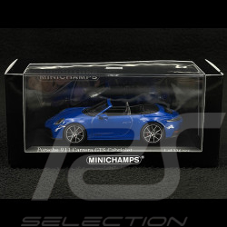 Porsche 911 Carrera GTS Cabriolet Type 992.2 2024 Lugano Blue 1/43 Minichamps 410064131