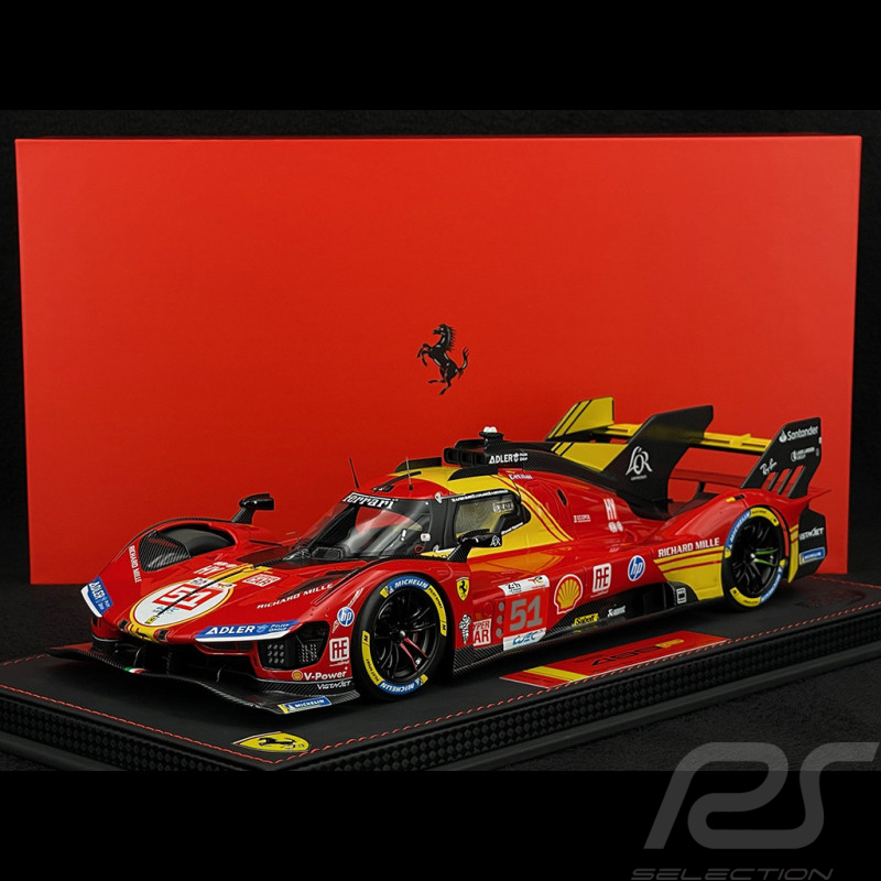 Ferrari 499P n° 51 3ème 24h Le Mans 2024 1/18 BBR Models P18252B