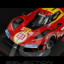 Ferrari 499P n° 51 3rd 24h Le Mans 2024 1/18 BBR Models P18252B