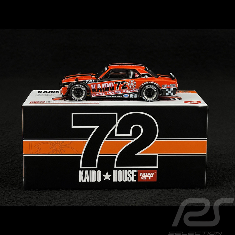 Nissan 2000GT-R KPGC10 Kaido Racing V1 1970 1/64 Mini GT KHMG195