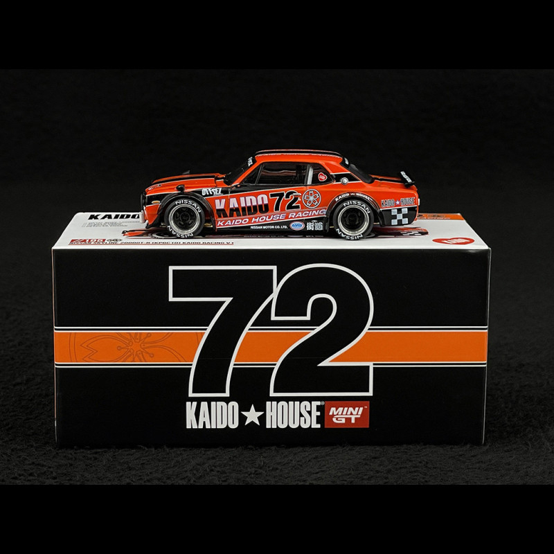Nissan 2000GT-R KPGC10 Kaido Racing V1 1970 1/64 Mini GT KHMG195