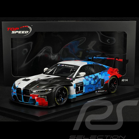 BMW M4 G82 GT3 Evo n° 1 Présentation 2024 1/18 Top Speed TS0614