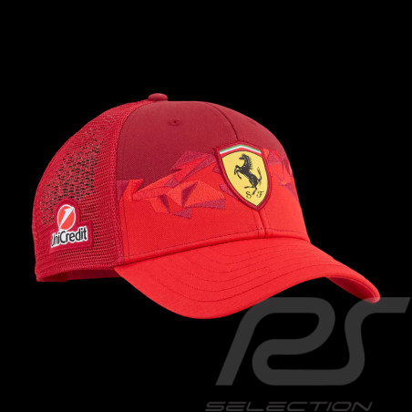 Casquette Ferrari F1 Team Leclerc / Hamilton GP Las Vegas Puma Rouge 701234743-001