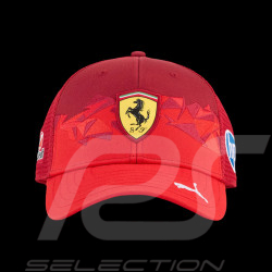Ferrari Cap F1 Team Leclerc / Hamilton GP Las Vegas Puma Rot 701234743-001