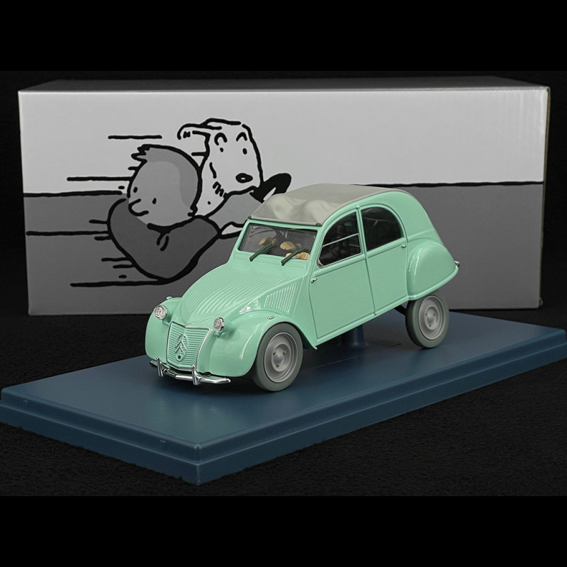 Tintin La 2CV Des Dupondt - L'Affaire Tournesol - Vert 1/24 29908