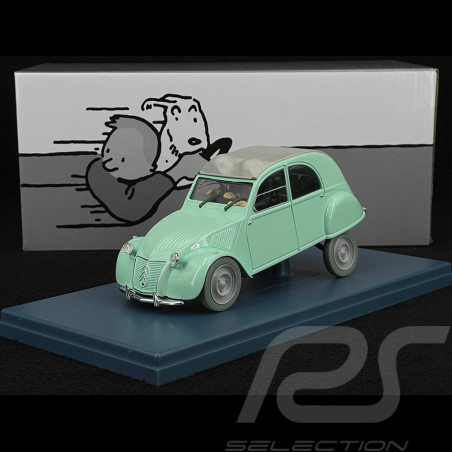Tintin La 2CV Des Dupondt - L'Affaire Tournesol - Vert 1/24 29908