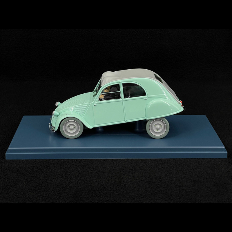 タンタンTintin シトロエン 2CV DUPONDT 1/24 急ブレーキ Tintin The 2CV Of The Thompson Twins - The Calculus Affair - Green