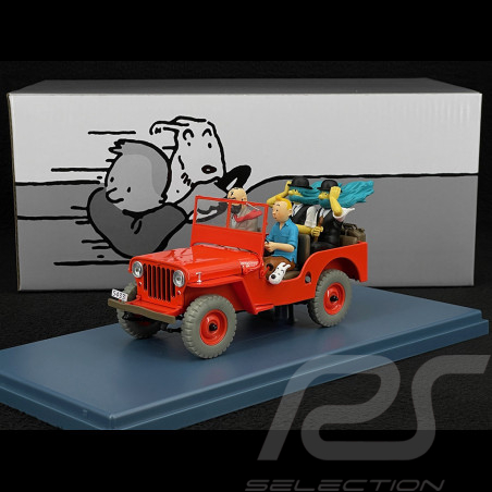 Tim Und Struppi Der Wüstenjeep – Tim Und Struppi Im Land Des Schwarzen Goldes – Rot 1/24 29947