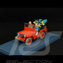 Tintin The Desert Jeep - Tintin In The Land Of Black Gold - Red 1/24 29947