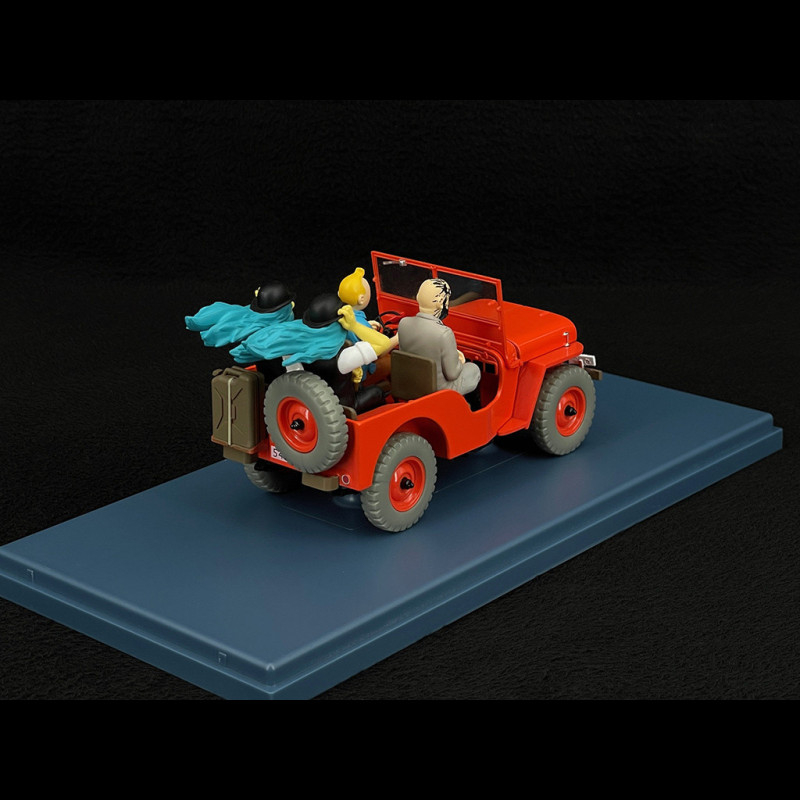 Tintin - Editions Atlas - (2nd edition) - N° 01 La Jeep Willys rouge Tintin au pays de