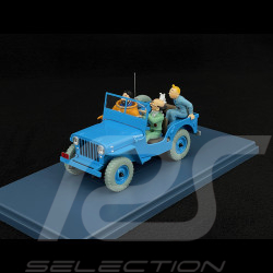 Tintin The Blue Jeep - Destination Moon - Blue 1/24 29904
