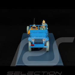 Tintin The Blue Jeep - Destination Moon - Blue 1/24 29904